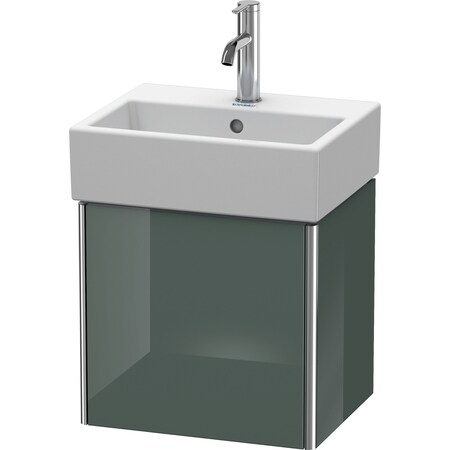 Xsquare Wall-Mounted Vanity Unit Dolomiti Gray High Gloss